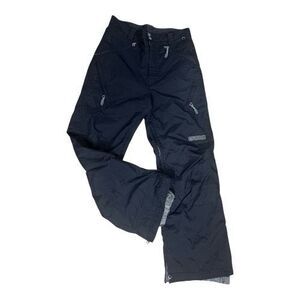Black Dot Snow Pants Mens Size M Black Outerwear Water Resistant Snowboarding